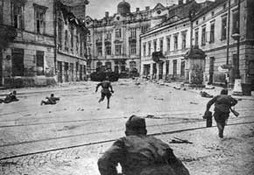 Бой во Львове на ул. Зеленая. Июль 1944.