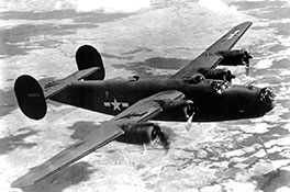 Американский бомбардировщик Б-24 «Либерейтор».