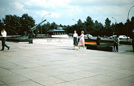 Советский мемориал в Тиргартене, июль 1961 г.