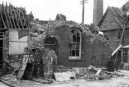 Кентербери после бомбардировки 31 мая 1942 года.