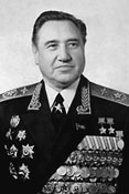 Генерал полковник авиации А. И. Колдунов.