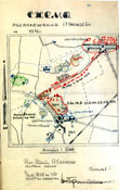 Схема расположения частей 17 гв. мбр в районе Гисмансдорф 18.03.1945 г.