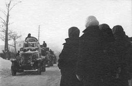 Советские части вступают в Можайск.