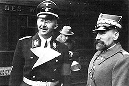 Г. Гиммлер и Ю. Заморский, 1939 г.