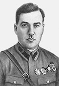Командир 29 легкотанковой бригады комбриг С. М. Кривошеин.