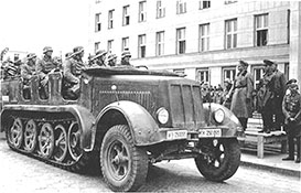 Прохождение немецких войск 22.09.1939 г.