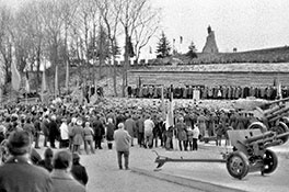 Торжественное открытие мемориала после реконструкции 1972 г.