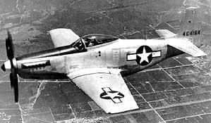 Дальний истребитель P-51 «Мустанг».