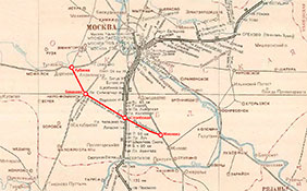 Участок Большой Московской Окружной железной дороги, построенный силами ПС-3.